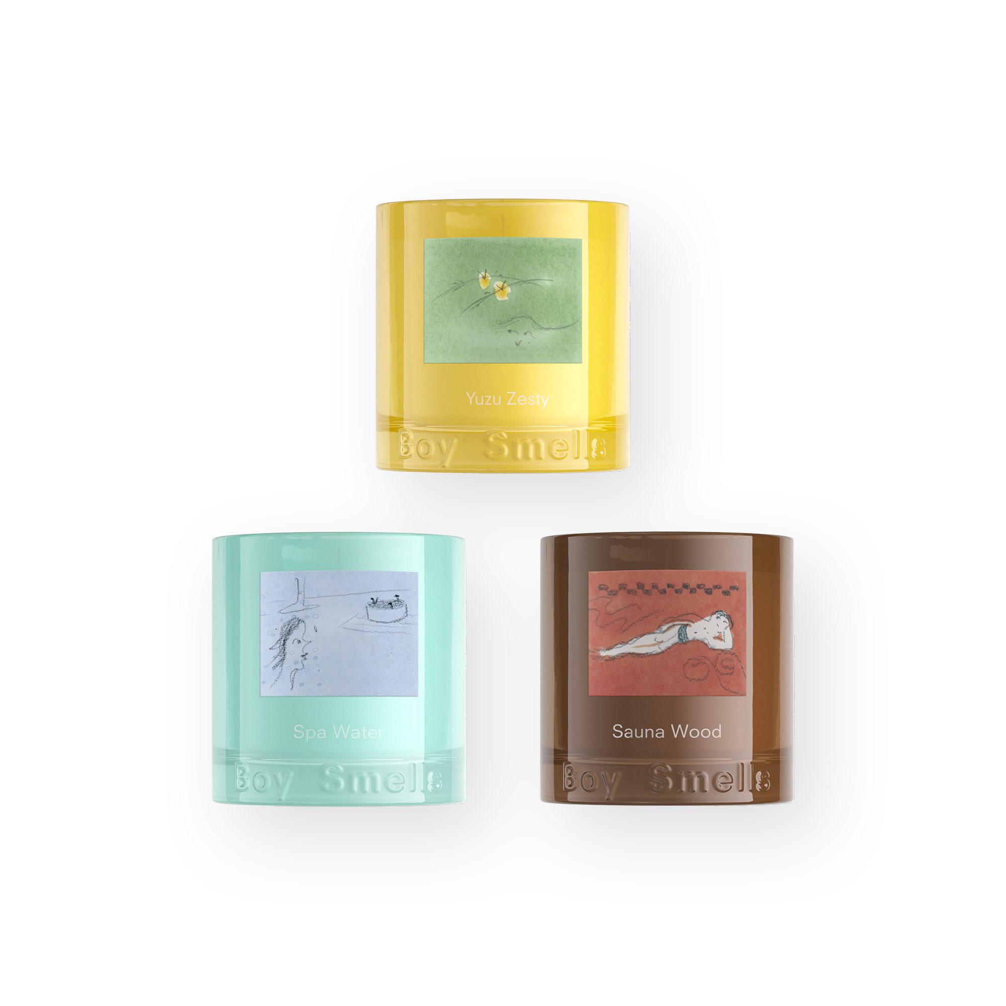 SPA SMELLS RELAX CANDLE TRIO