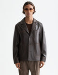 Vintage leather blazer