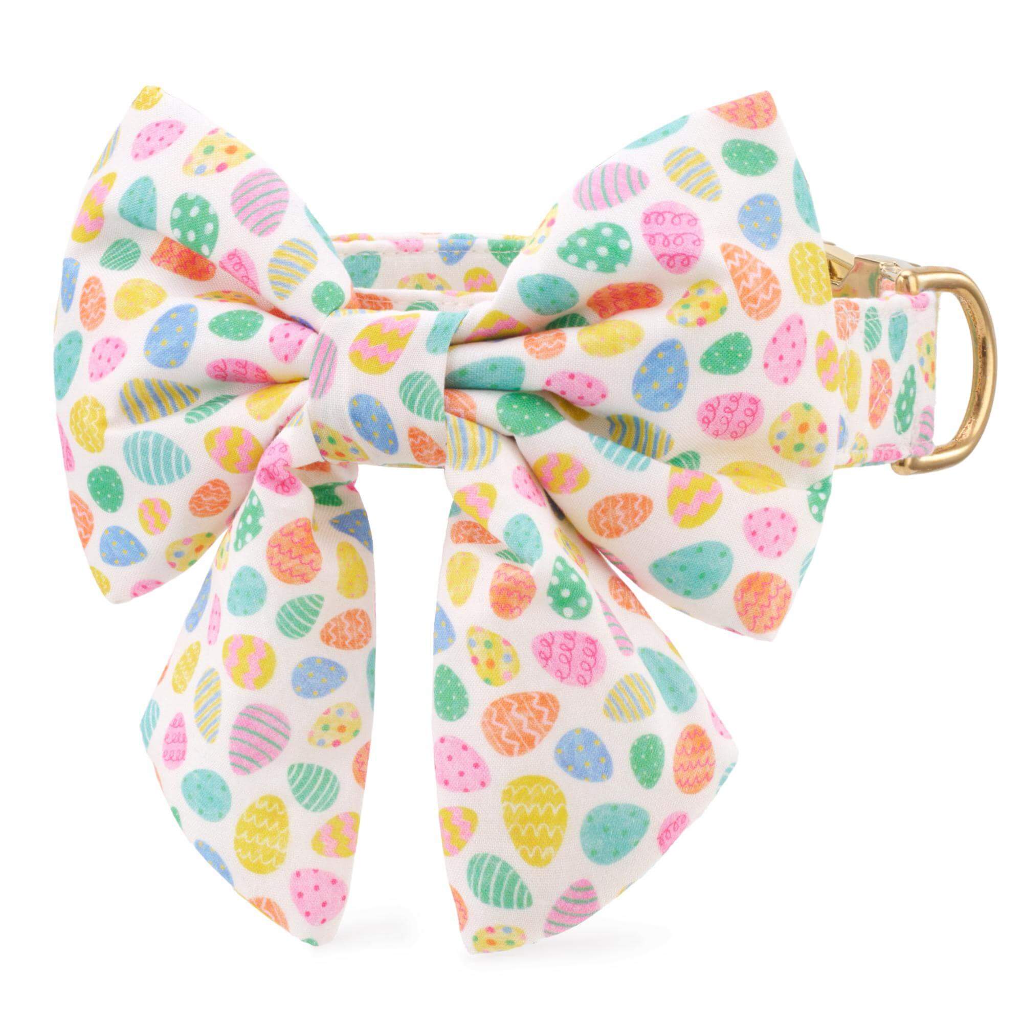 Easter Eggs Lady Bow Collar
