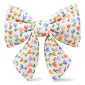 Tulip Garden Lady Dog Bow