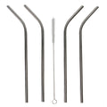Stainless Steel Straws and Brush