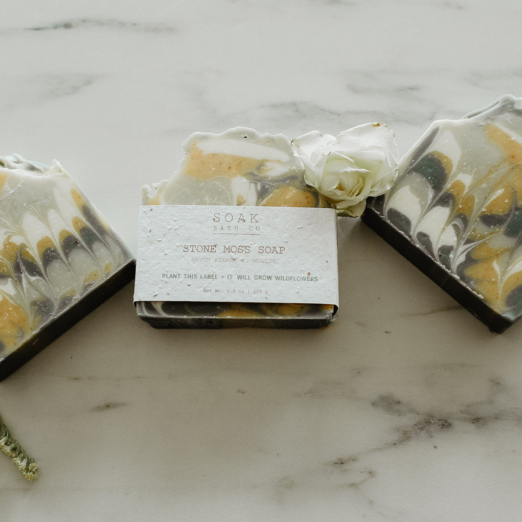 Stone Moss Soap Bar - Made In Canada
