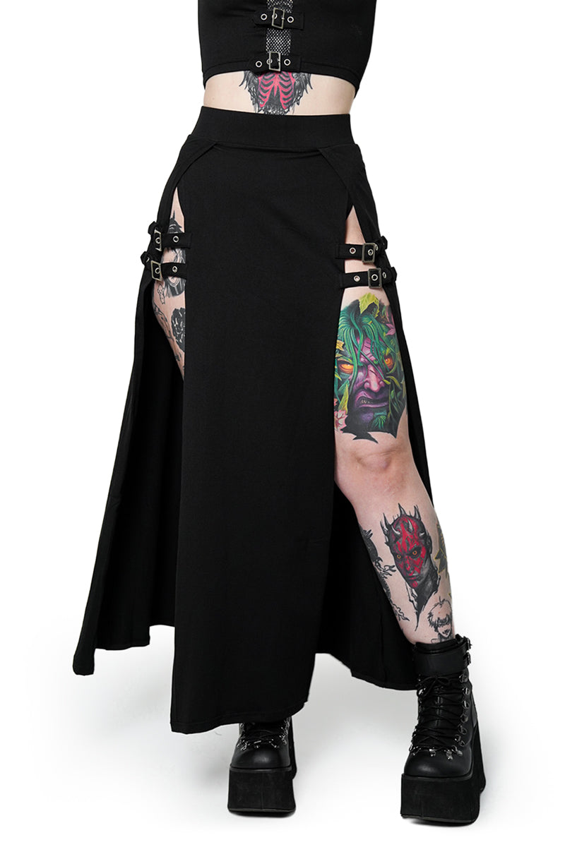 M-line Buckle Skirt