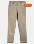 Stretch Corduroy Five Pocket -  Mini Ribbed Tan