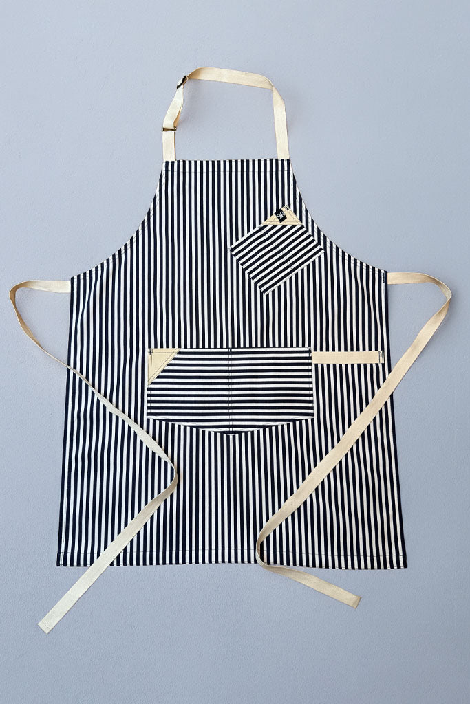 Gold Label - Le Regalade Apron - French Striped Canvas