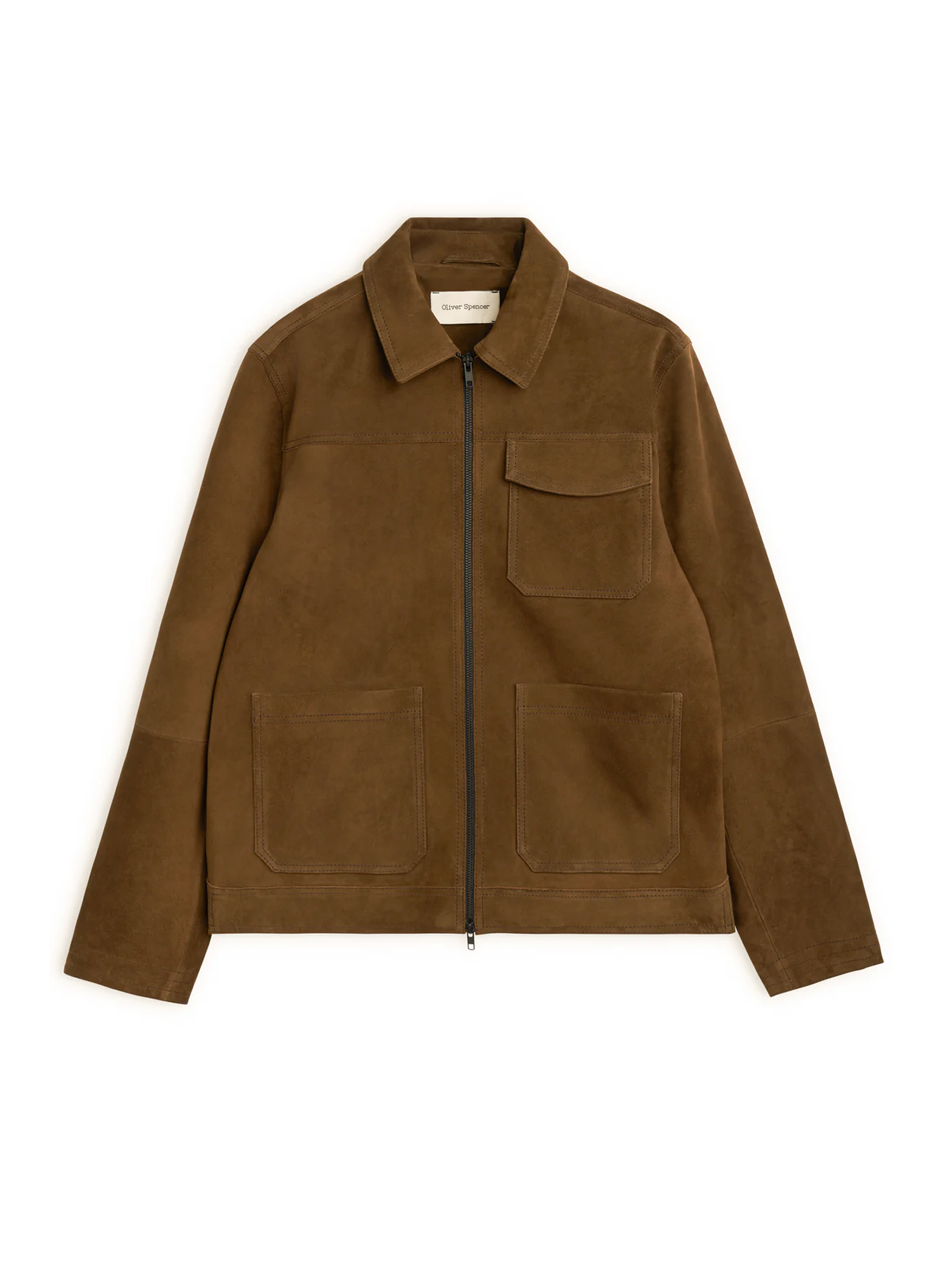 Suede Hardwick Jacket Suede Taupe