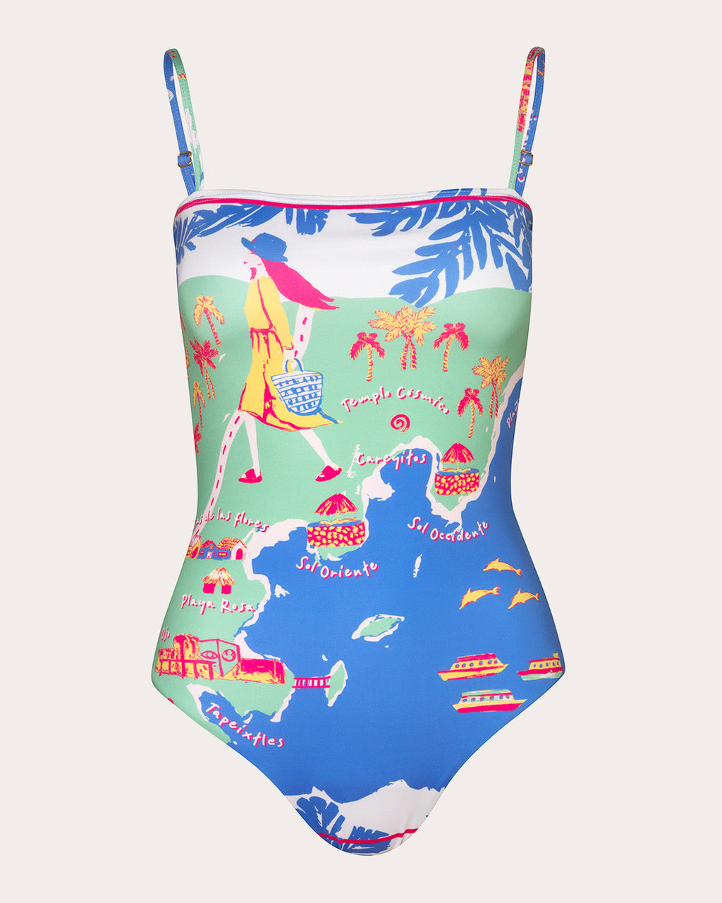 Sumatra Careyes Printed One-Piece