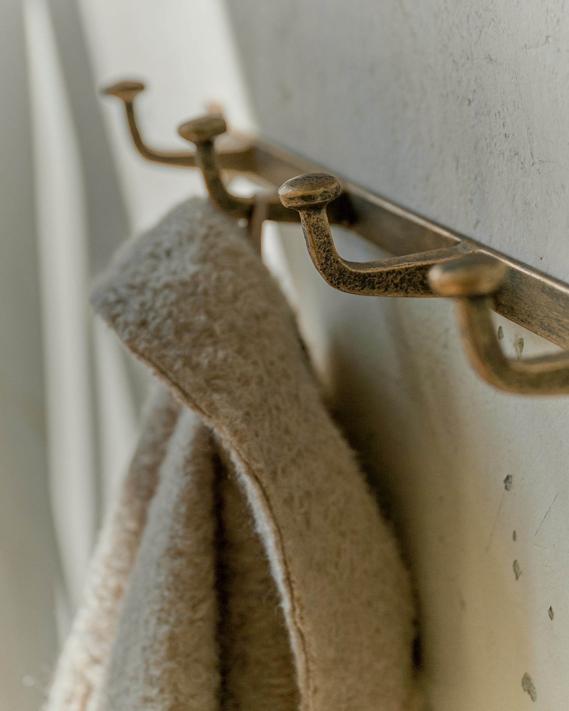 Hammered Iron Wall Hooks