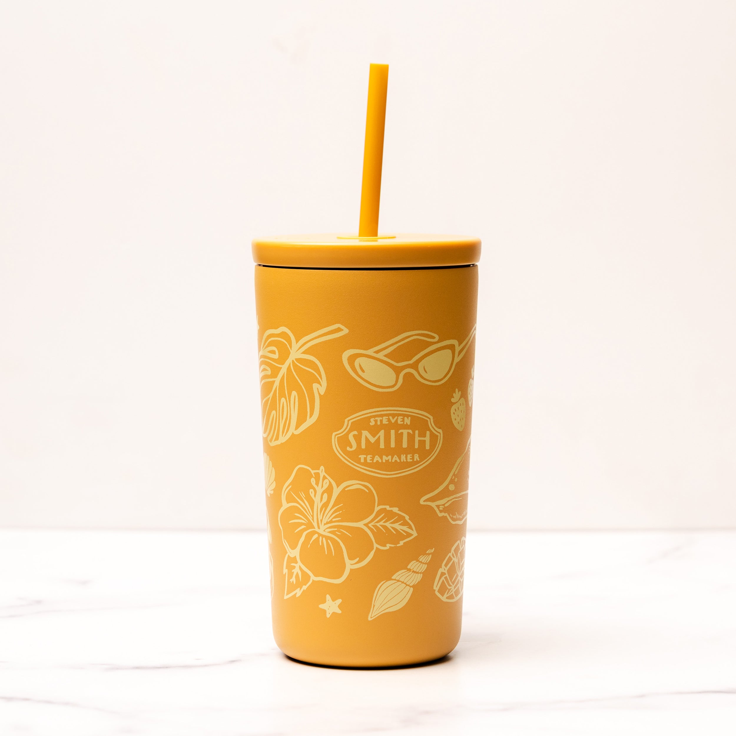 Sunny Sips Cold Cup Straw Tumbler