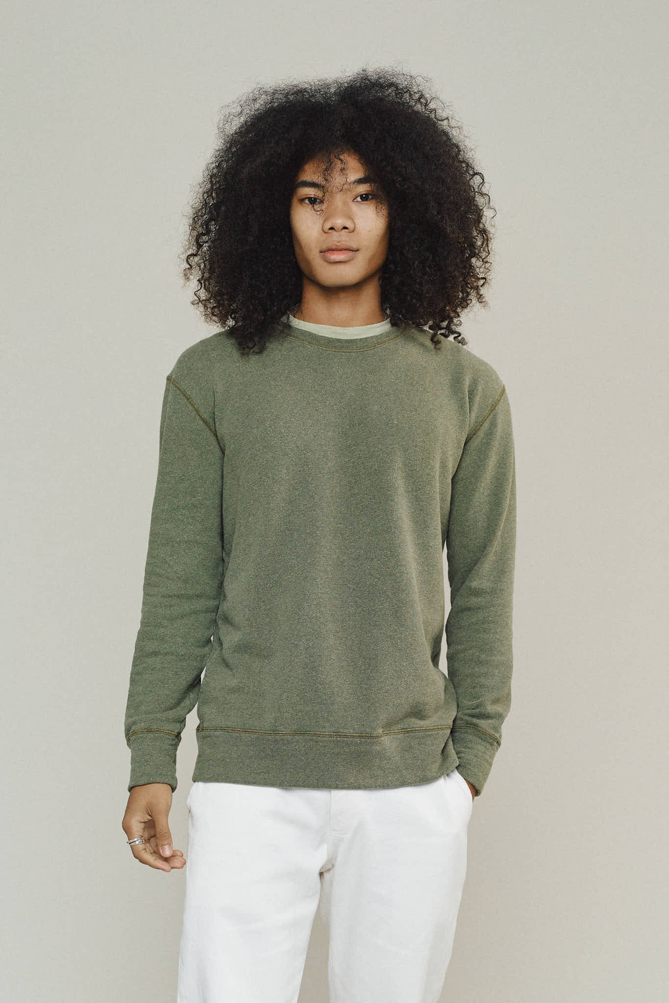 Heathered Fleece Tahoe Sweatshirt