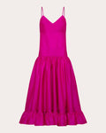 Tanvi Tiered Taffeta Midi Dress
