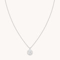 Taurus Zodiac Pendant Necklace in Silver