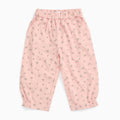 Floral Frilled Soft Corduroy Trousers