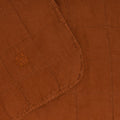 Simple Linen Quilt - Terracotta