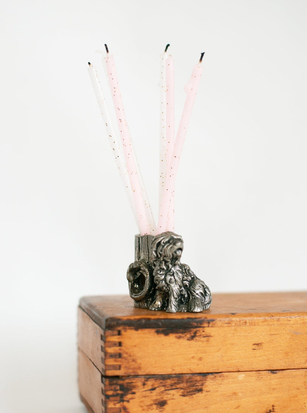 TERRIER CANDLE HOLDER