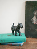DARK METAL SCOTTISH TERRIER FIGURINE