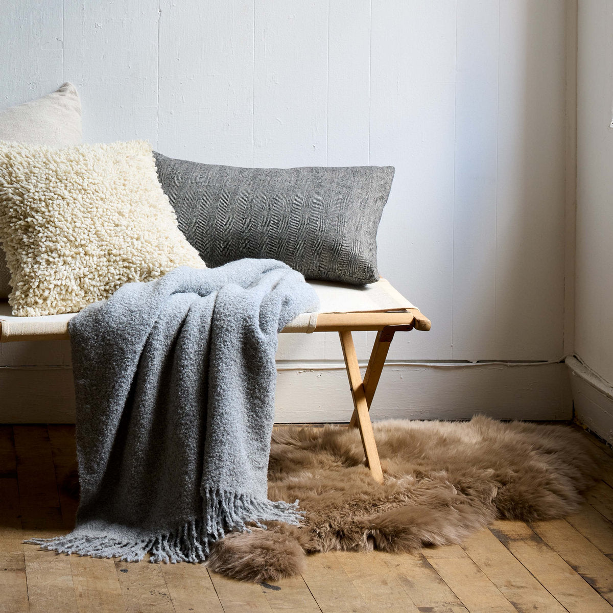 Longwool Sheepskin Pelt, Double