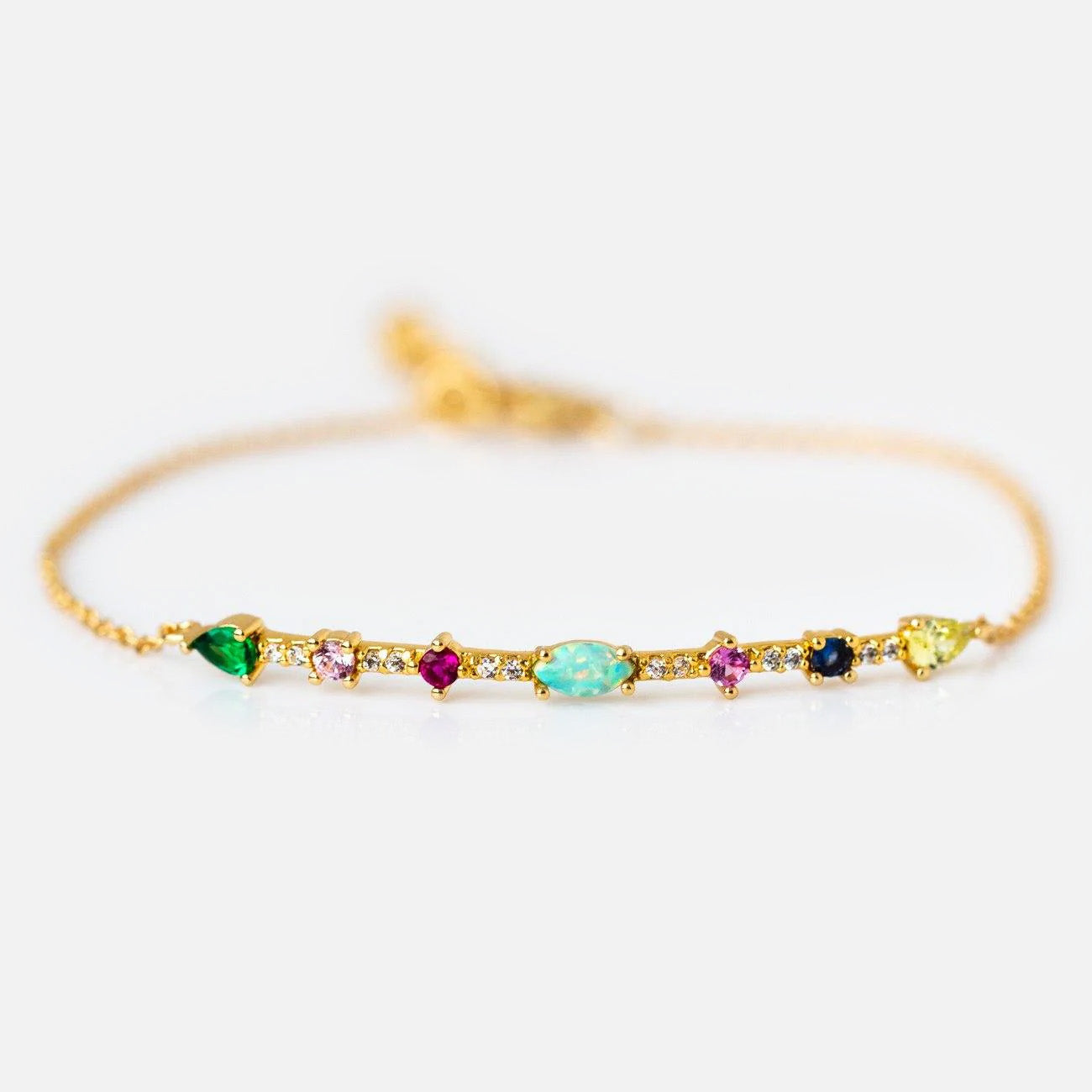 Colorful Mixed Stone Bracelet