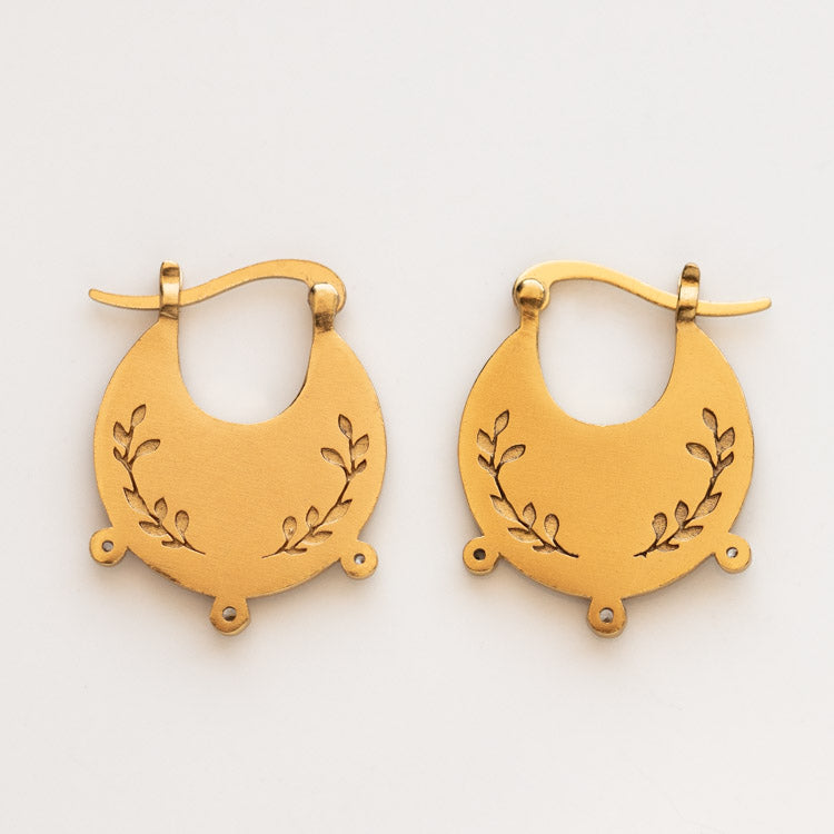 Celestial Bohemian Hoop Earrings