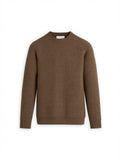 Men's Travel Merino Lightweight Waffle Crewneck - Camel
