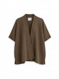 Women's Travel Merino Poncho Wrap - Camel