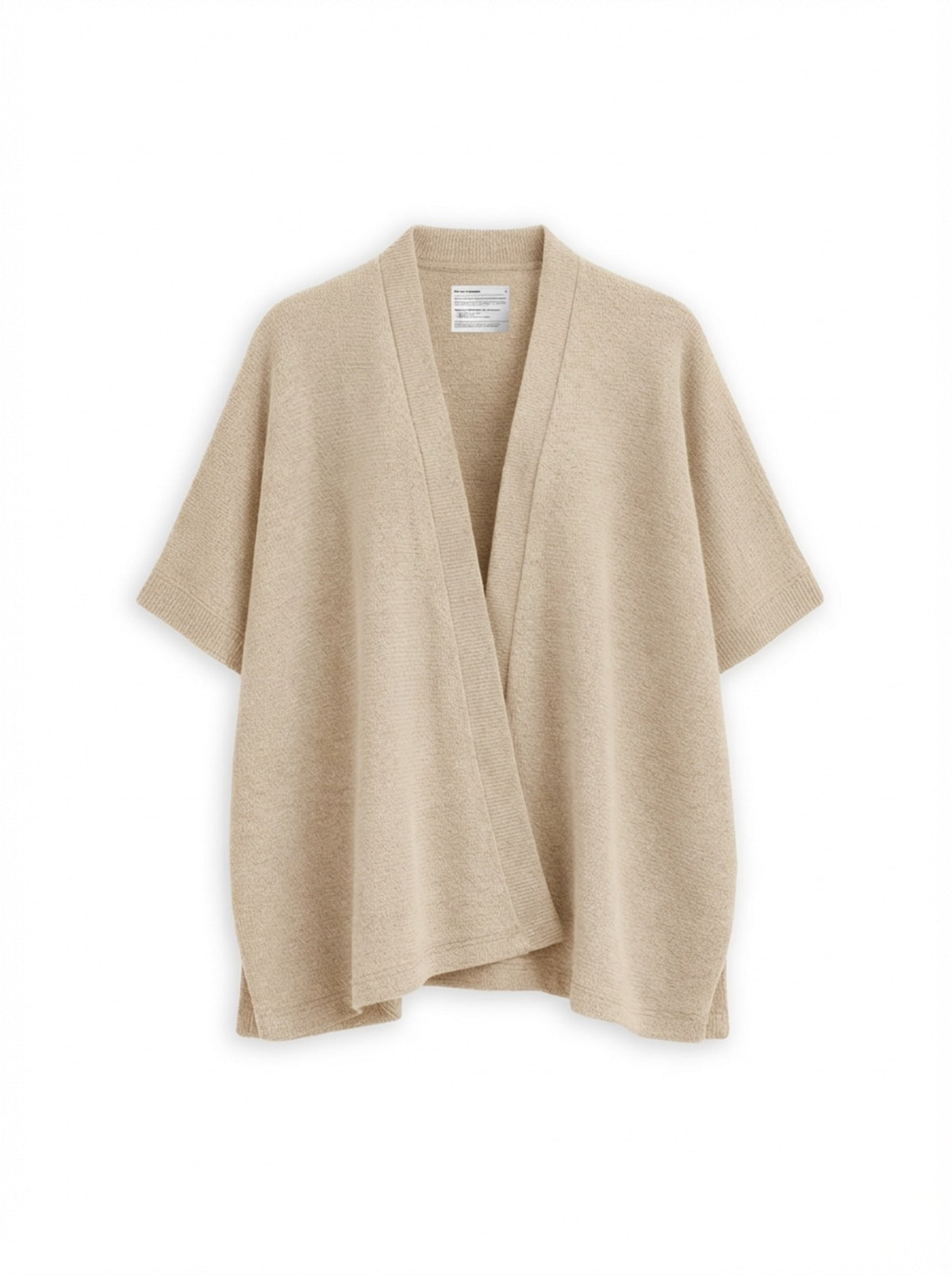 Women's Travel Merino Poncho Wrap - Ivory