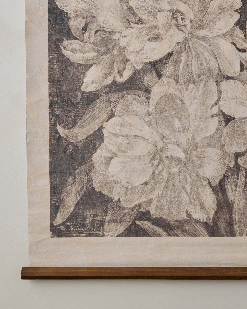 Vintage Bloom Sketch Tapestry