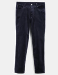 Stretch Corduroy Five Pocket - Classic Ribbed Navy