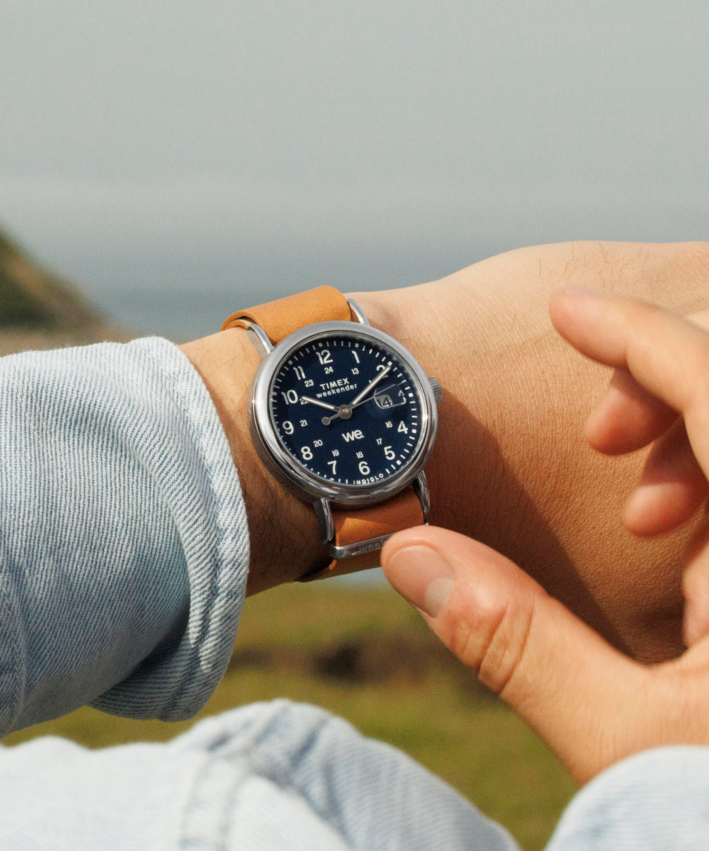 Weekender 40mm Leather Strap Watch