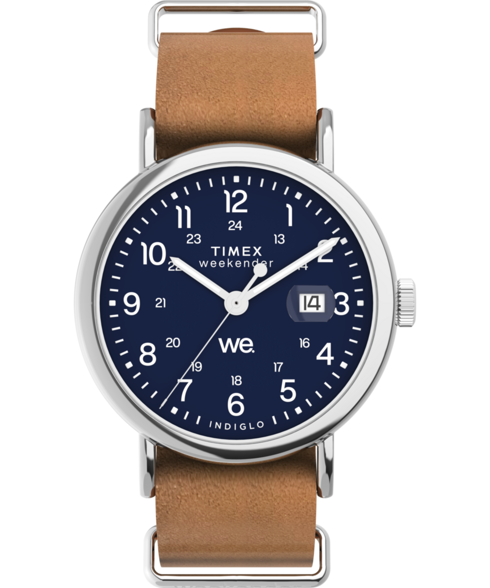 Weekender 40mm Leather Strap Watch