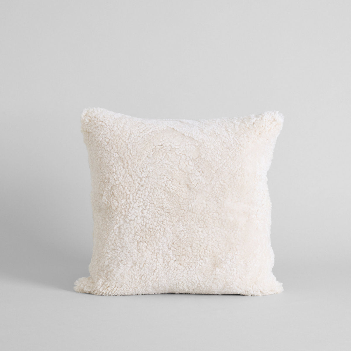Curly Shearling Sheepskin Pillow, 20" x 20"