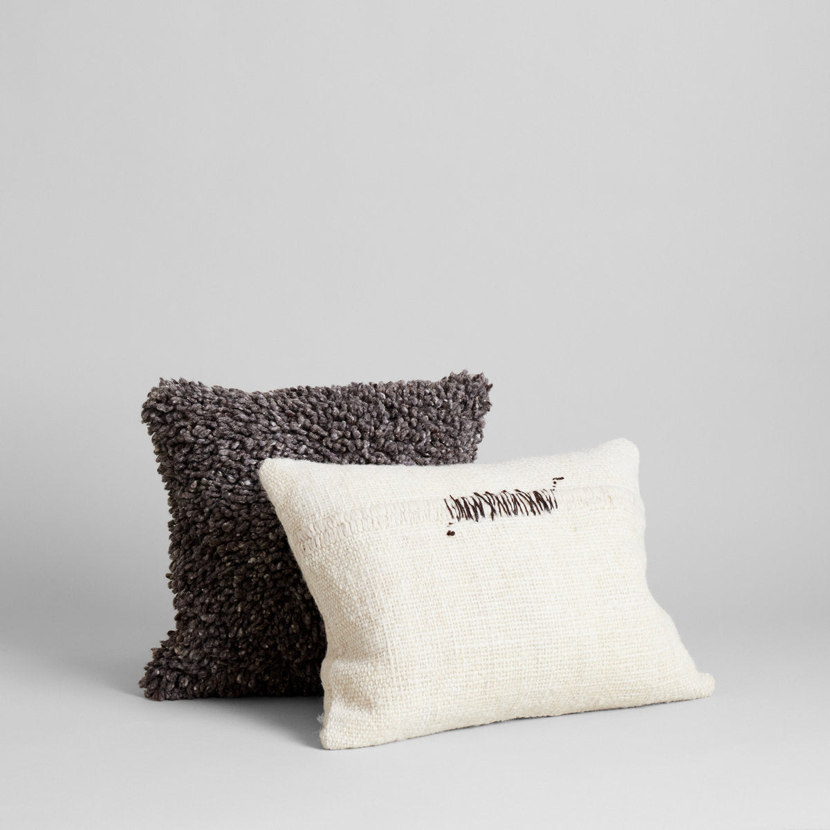 Wool Scribble Pillow, 15" x 24"