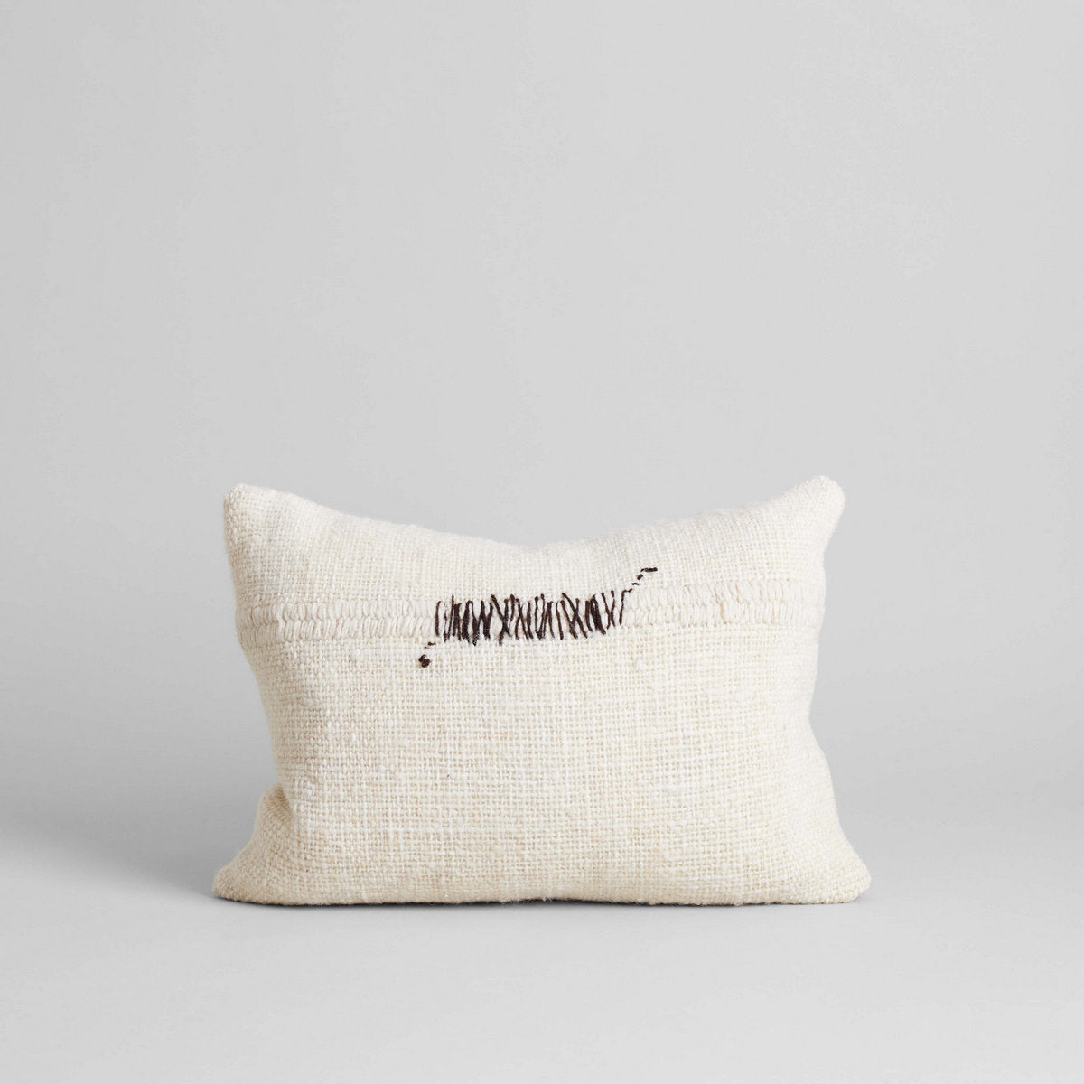 Wool Scribble Pillow, 15" x 24"