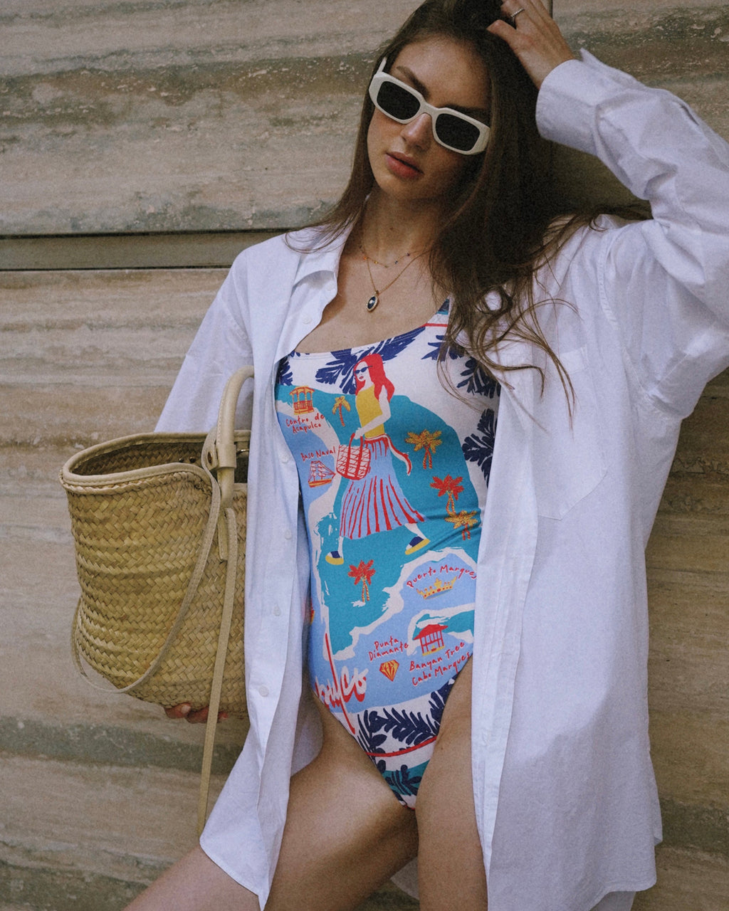 Antoinette Acapulco Printed One-Piece