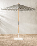 The Market Umbrella in Monaco Black Stripe