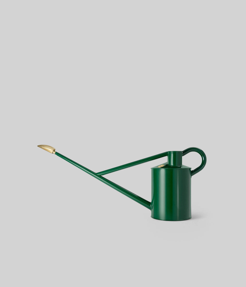 The Warley Fall Green Metal Watering Can