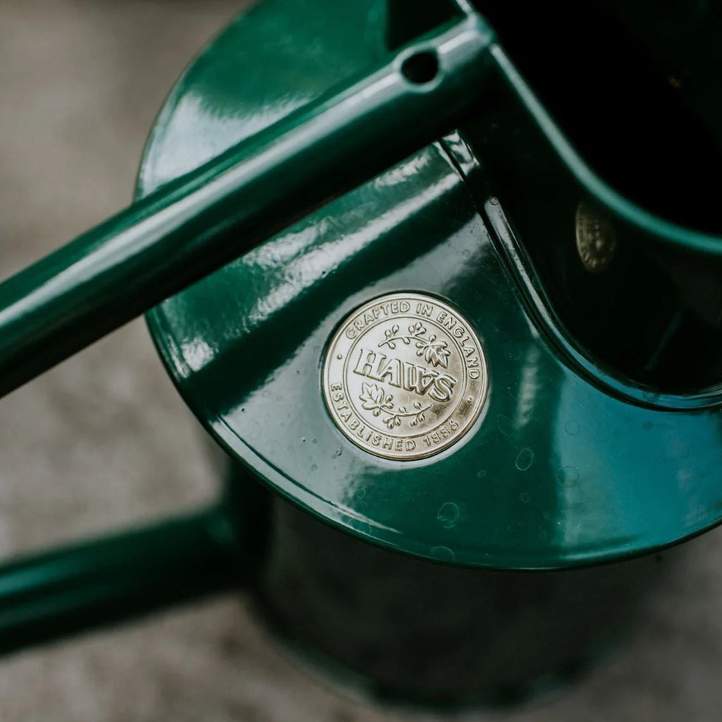 The Warley Fall Green Metal Watering Can