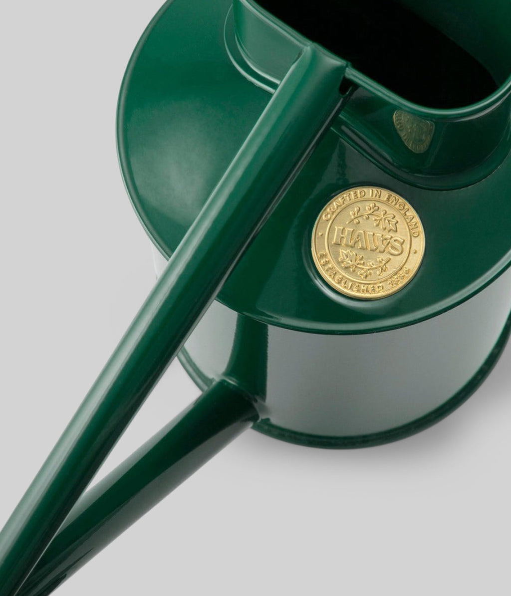 The Rowley Ripple Green - 2 Pint Metal Watering Can