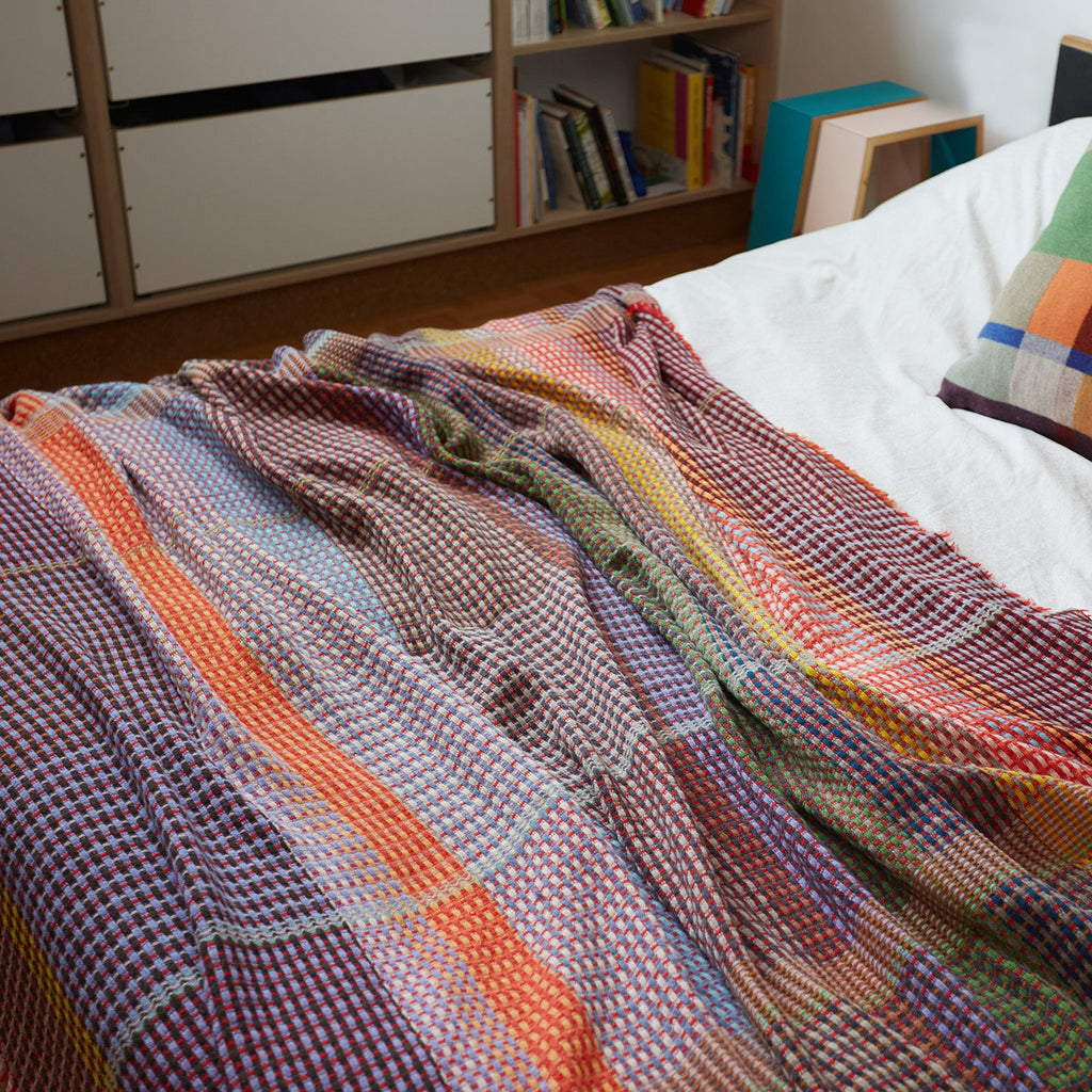 Lambswool Basket Throw