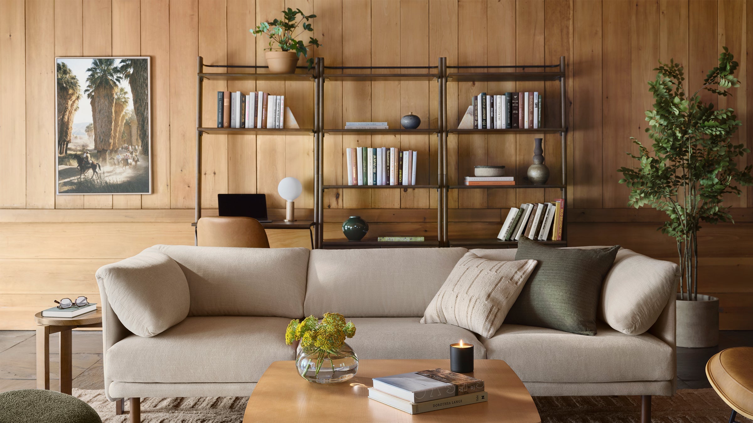 Title Single Fully Open Bookshelf