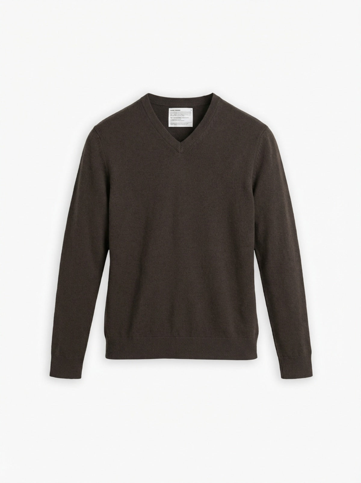 Men's Travel Merino V-Neck Sweater - Warm Grey