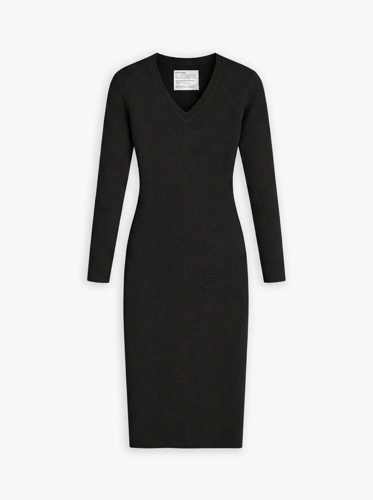 Women's Travel Merino Long Sleeve Dress - Black