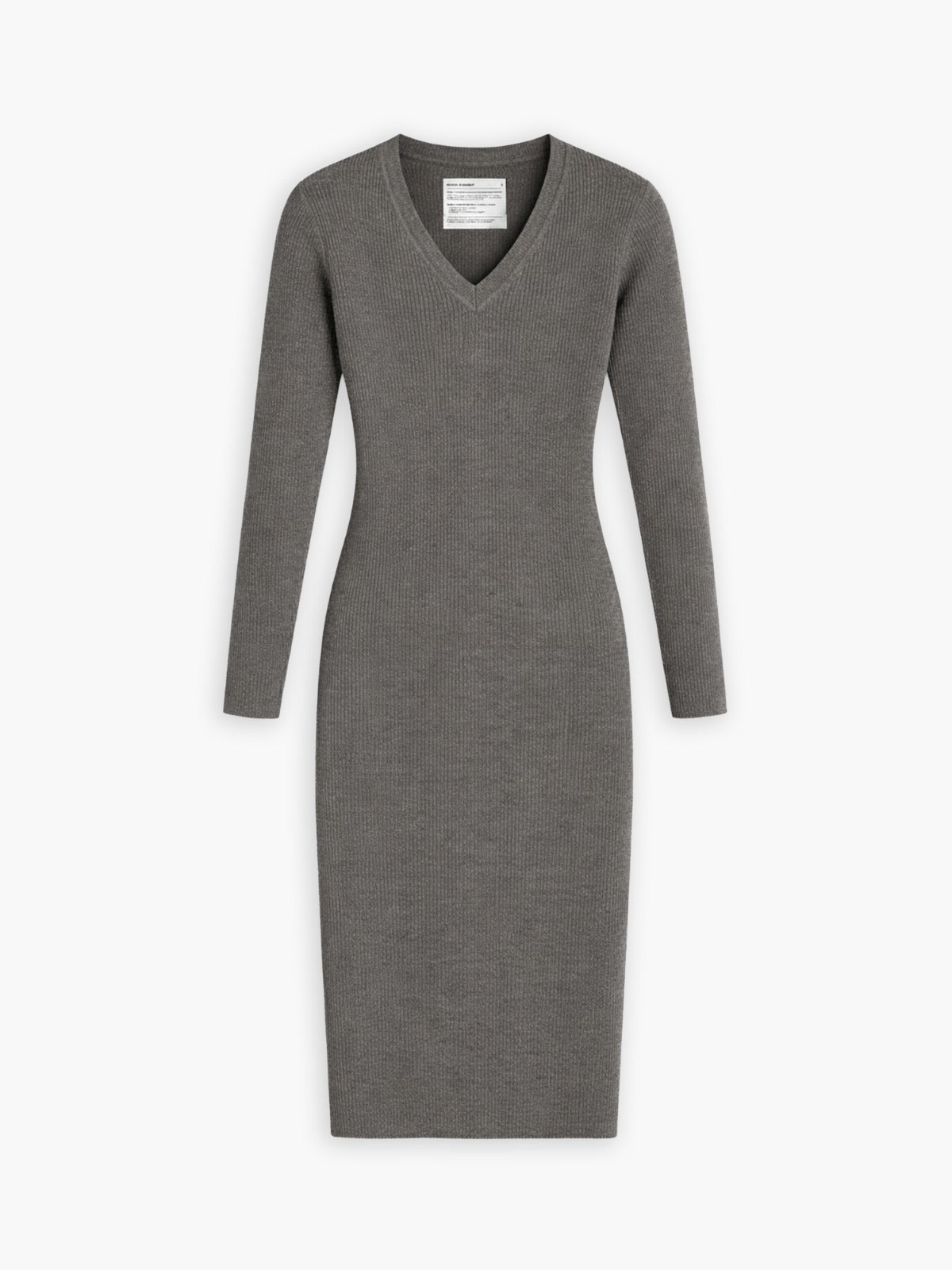 Women's Travel Merino Long Sleeve Dress - Light Grey