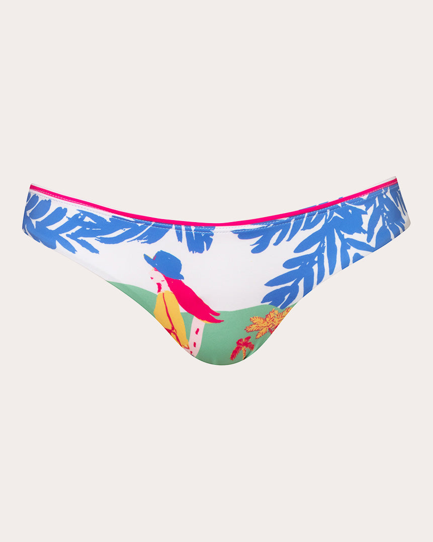 Tunas Careyes Printed Low-Rise Bikini Brief