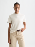 Embroidered Slub Regular-Fit T-Shirt