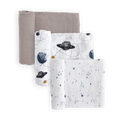Cotton Muslin Swaddle Blanket 3 Pack - Planetary 2