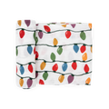 Cotton Muslin Swaddle Blanket - Christmas Bulbs