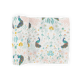 Cotton Muslin Swaddle Blanket - Peacock