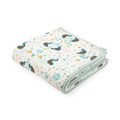 Original Cotton Muslin Quilt - Peacock