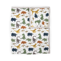 Cotton Muslin Quilted Throw - Dino Friends